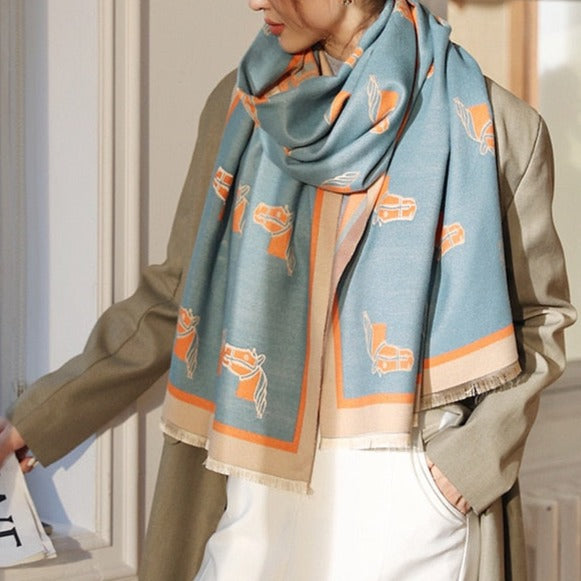Gabby Luxurious Pashmina Scarf Shawl Wrap