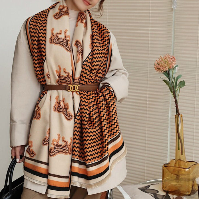 Eulalie Luxurious Pashmina Scarf Shawl Wrap