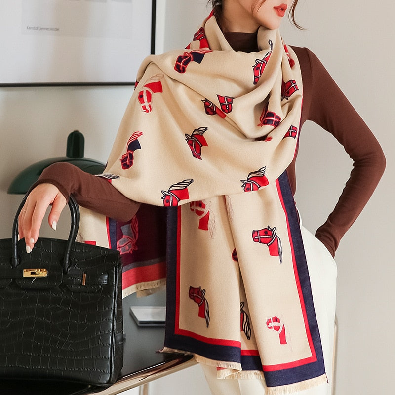 Gabby Luxurious Pashmina Scarf Shawl Wrap