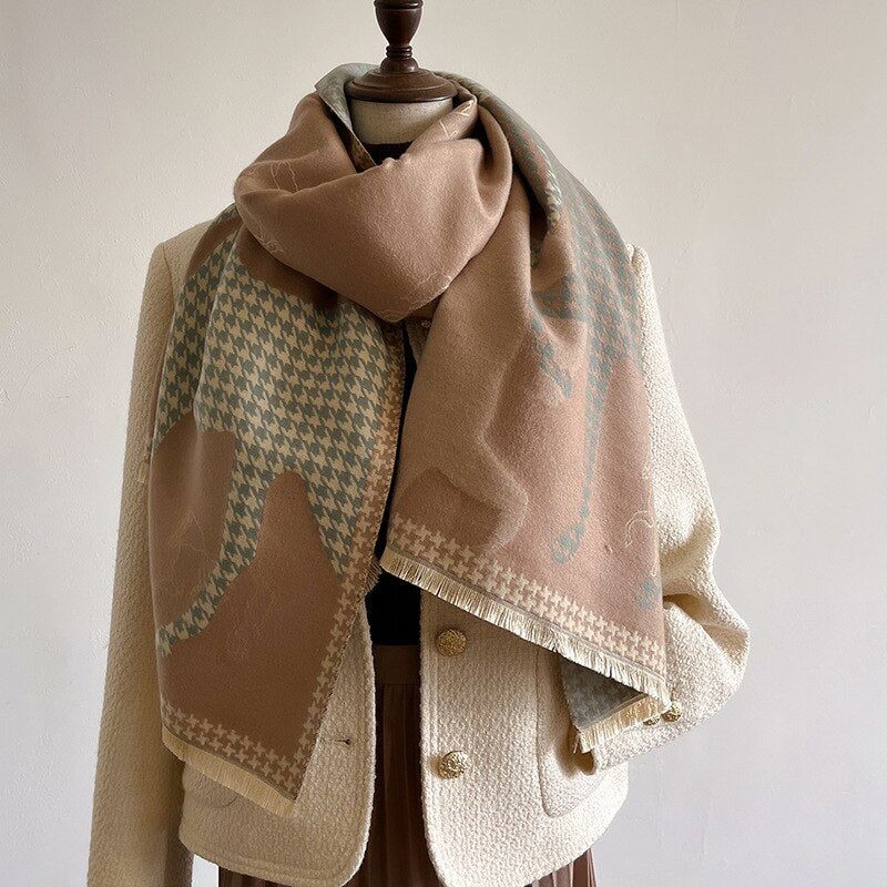 Sidonie Luxurious Pashmina Scarf Shawl Wrap