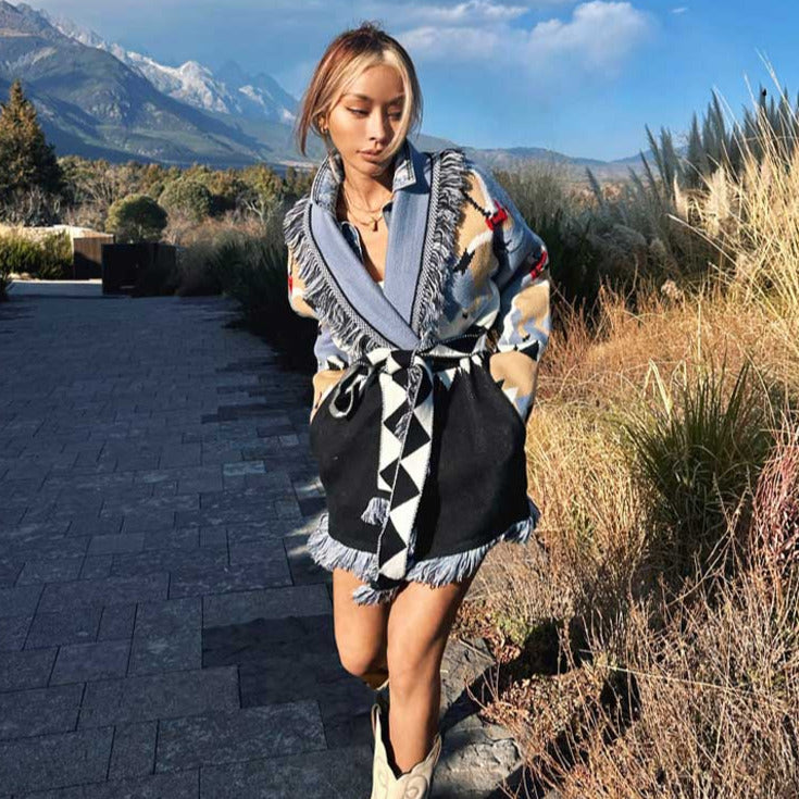 Lozen Oversized Cardigan Jacket