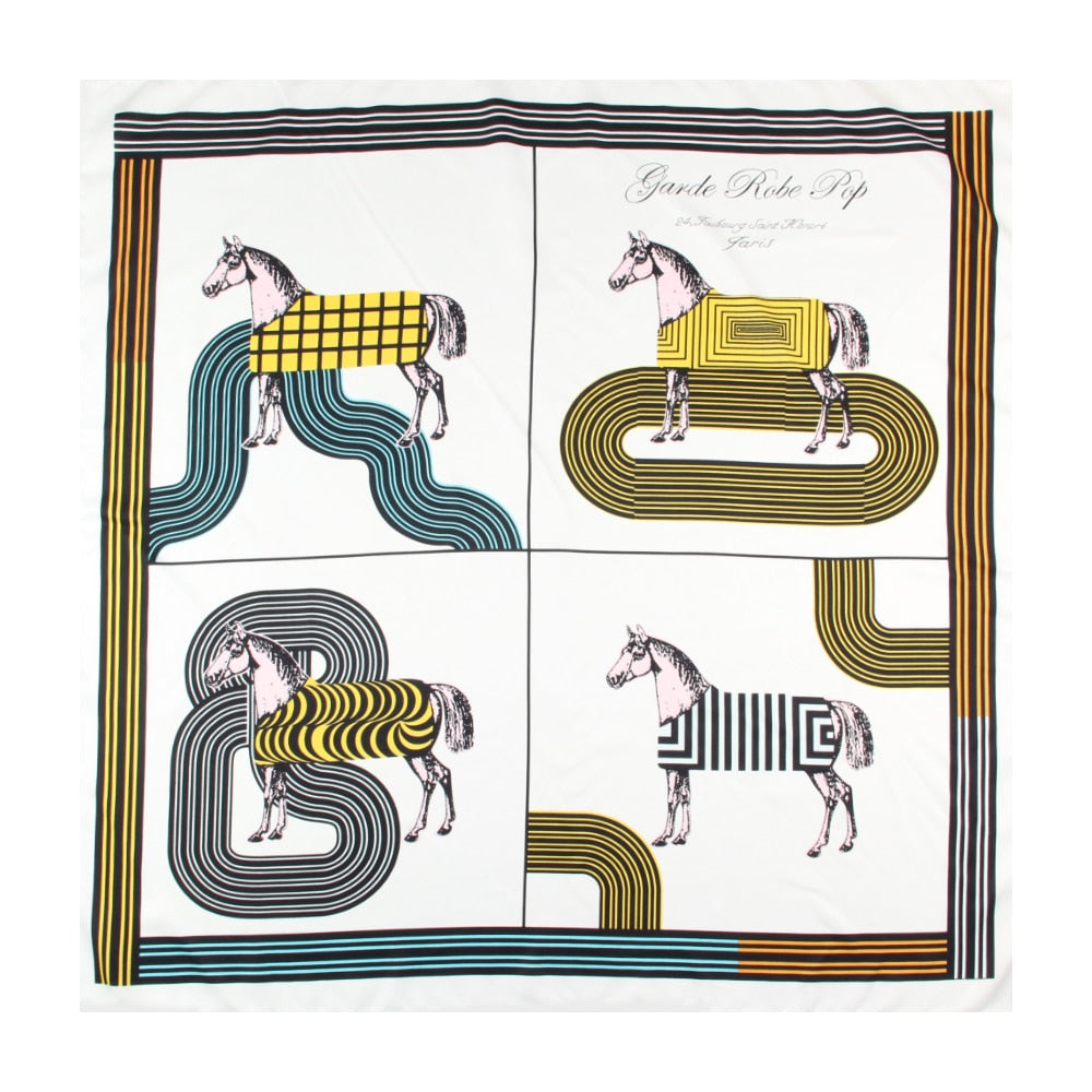 Tomassa Yellow Silk Scarf
