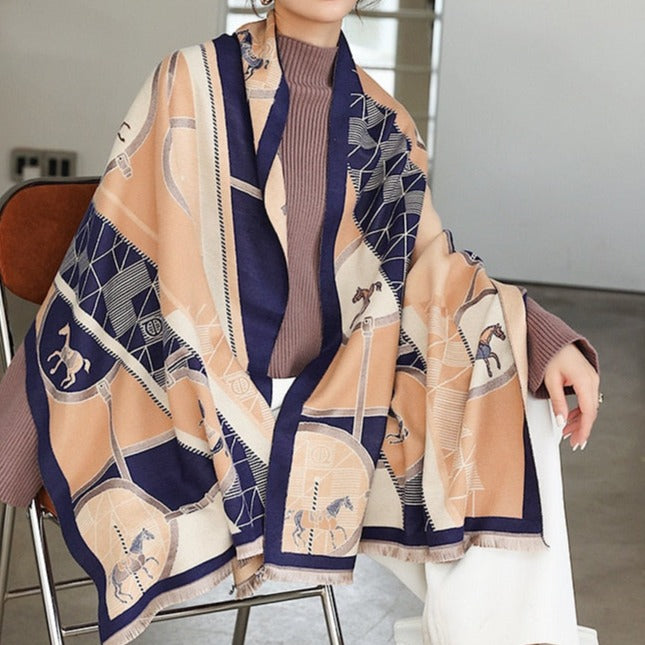 Lina Luxurious Pashmina Scarf Shawl Wrap