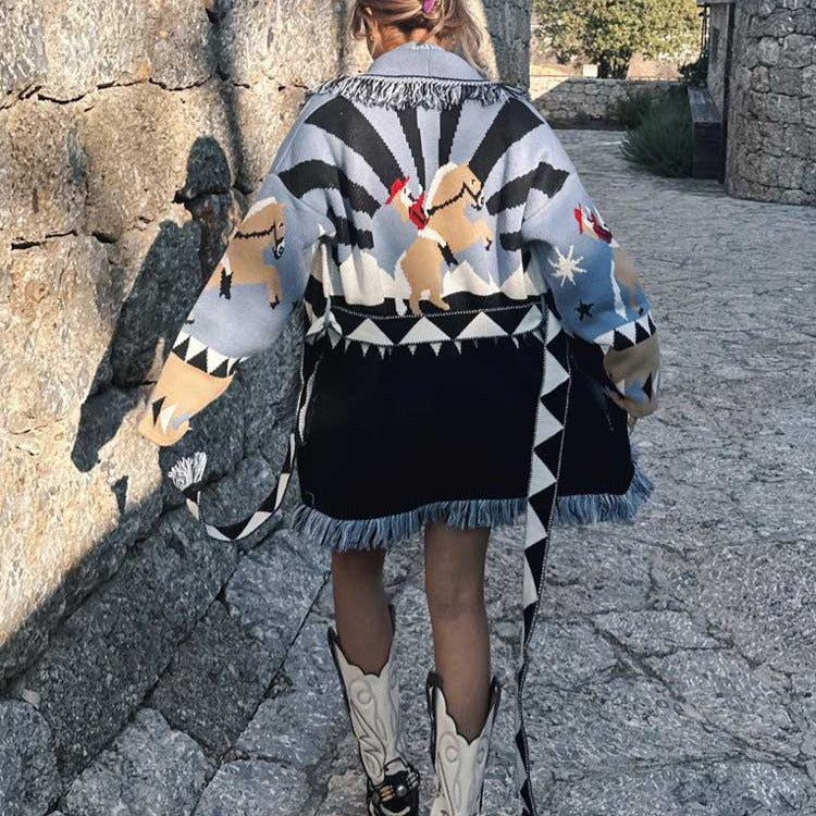 Lozen Oversized Cardigan Jacket