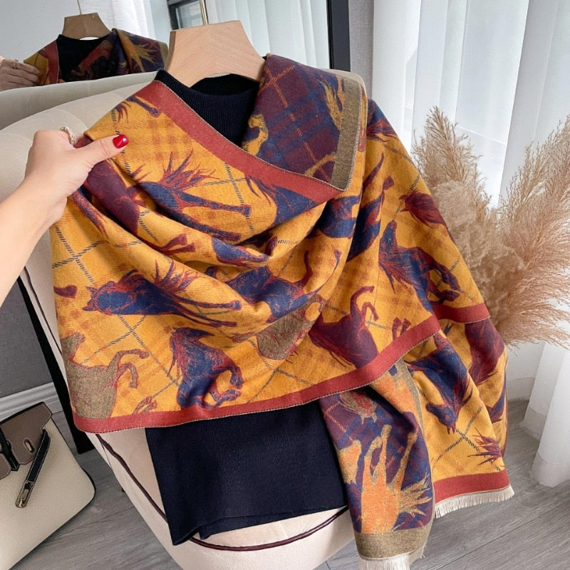 Elea Luxurious Pashmina Scarf Shawl Wrap