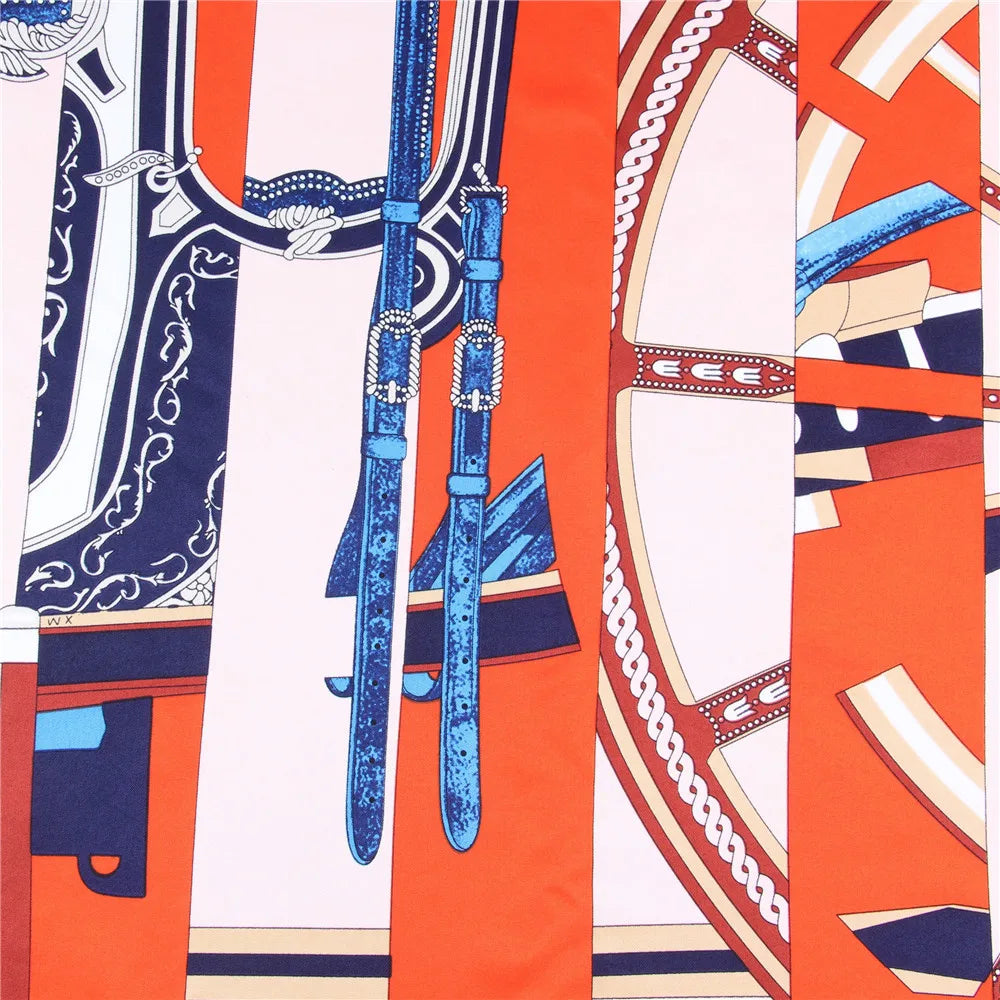 Ladonna Orange Scarf / 90cm