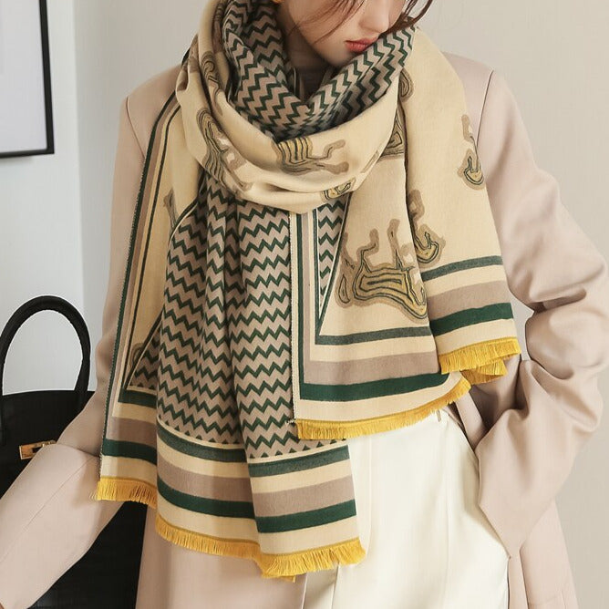 Eulalie Luxurious Pashmina Scarf Shawl Wrap