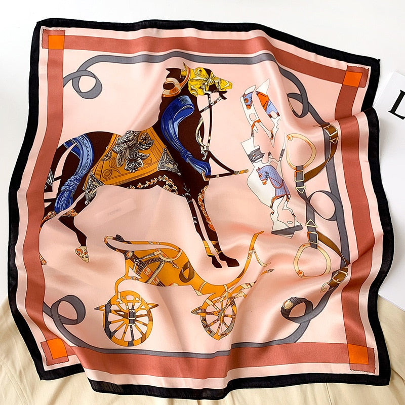 Graziella Pink Silk Scarf