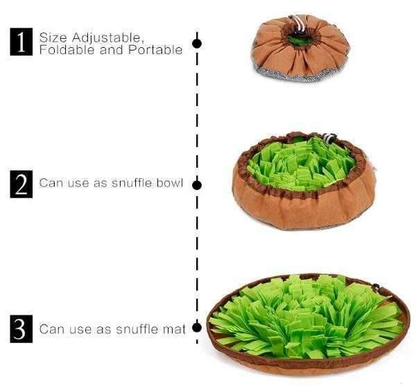 Salate Snuffle Bowl & Mat - Dogs and Horses