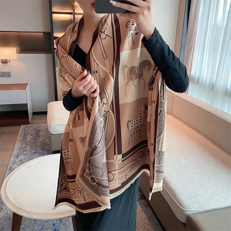 Maryse Pashmina Scarf Brown