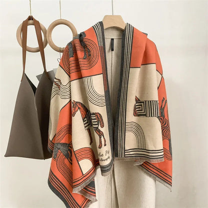 Mada Pashmina Scarf Orange