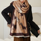 Huguette Pashmina Scarf Brown