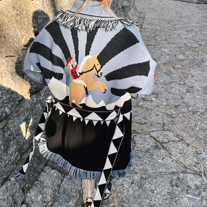 Lozen Oversized Cardigan Jacket
