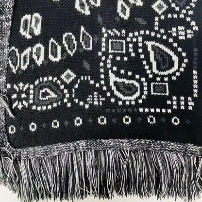 Black Ahanu Oversized Cardigan Jacket