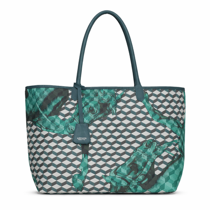 Lono Large Tote Bag with Horse Motif