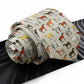 Men's Tie Horse Gray