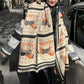Bettona Pashmina Scarf Black & Orange