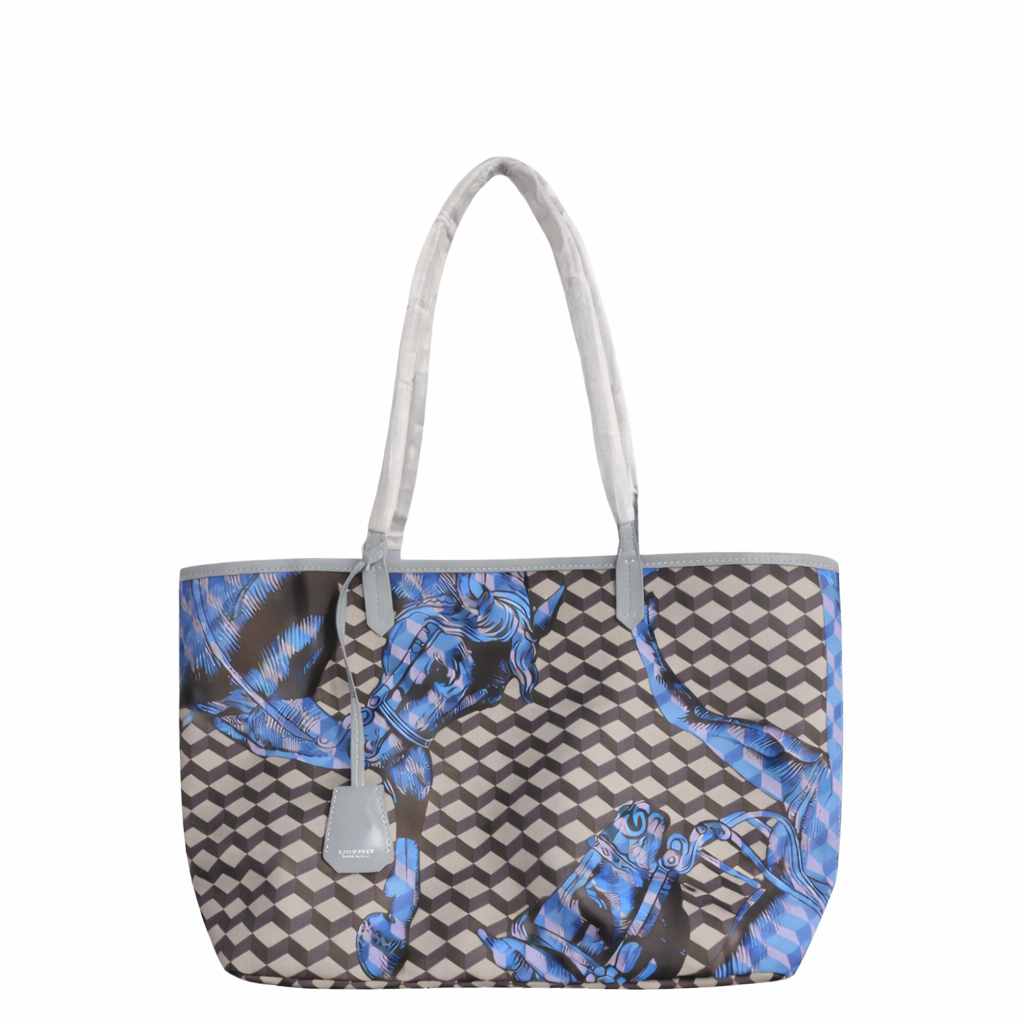 Lono Large Tote Bag with Horse Motif