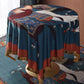 Limatola Horse Print Velvet Tablecloth