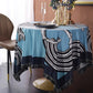 Cassaro Horse Print Velvet Tablecloth