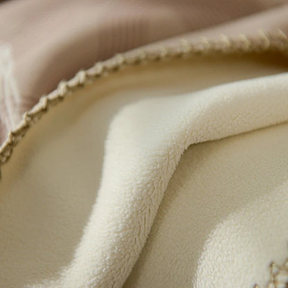 Baldassare Horse Print Blanket Camel