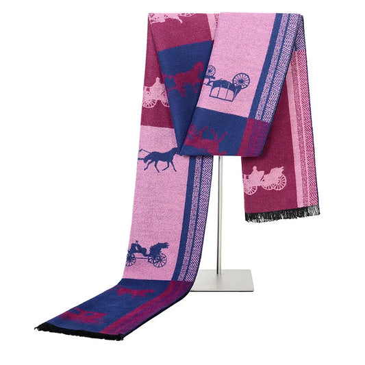 Romulus Pink Men's Scarf