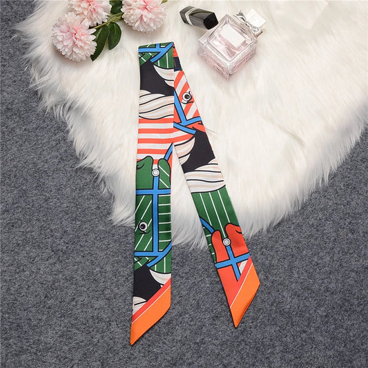 Lana Green Twilly Skinny Scarf