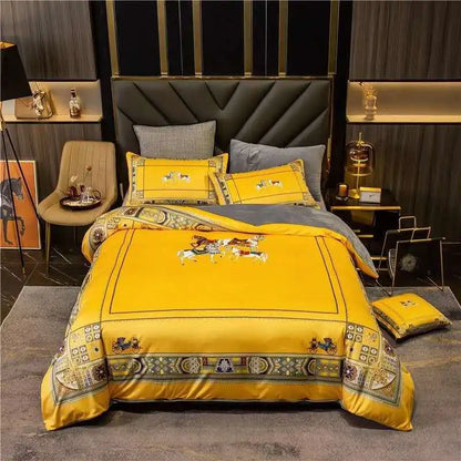 4-Piece Sateen Bedding Set (Florent)