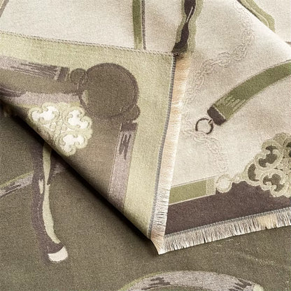 Nicia Pashmina Scarf Green