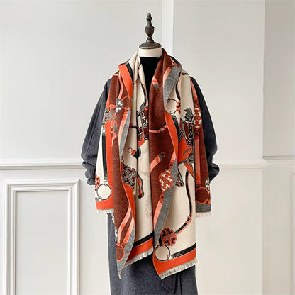 Nicia Pashmina Scarf Red