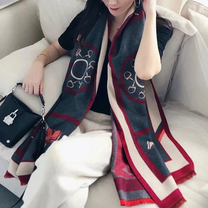 Nour Pashmina Scarf Gray