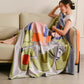 Venezio Velvet Blanket Green