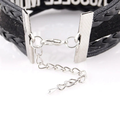 Horses Infinity Love Wrap Leather Bracelet