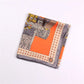 Saddle Orange Silk Scarf / 90cm