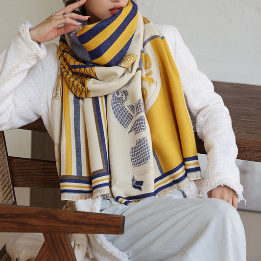 Cossette Pashmina Scarf Yellow