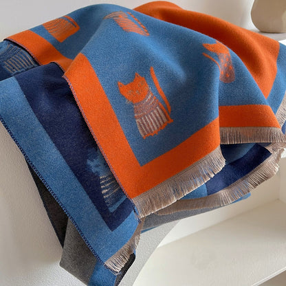 Nana Luxury Pashminas Scarves / Cats
