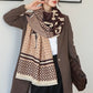 Marcelle Pashmina Scarf Brown