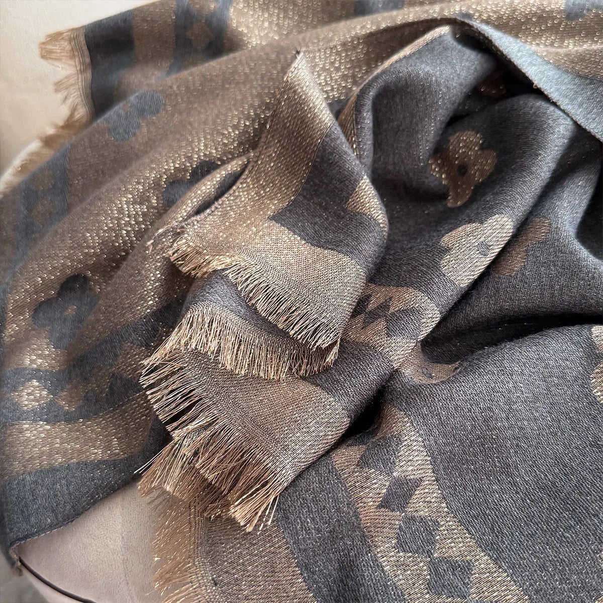Gigia Pashmina Scarf Gray