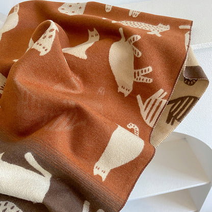 Jela Luxury Pashminas Scarves / Cats