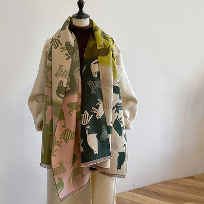 Jela Luxury Pashminas Scarves / Cats