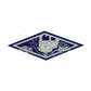 Four-Wheeled Carriage Navy Silk Diamond Scarf