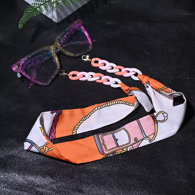 Silky Scarf Glasses Chain