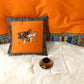 4-Piece Sateen Bedding Set (Gabriel / Orange)