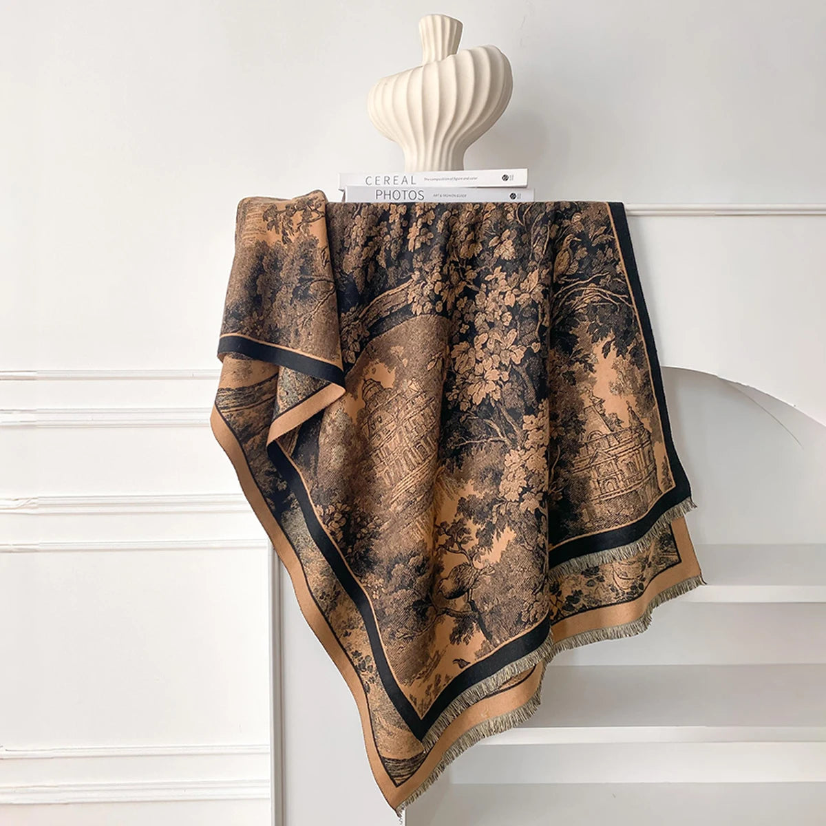 Foresta Pashmina Scarf Brown