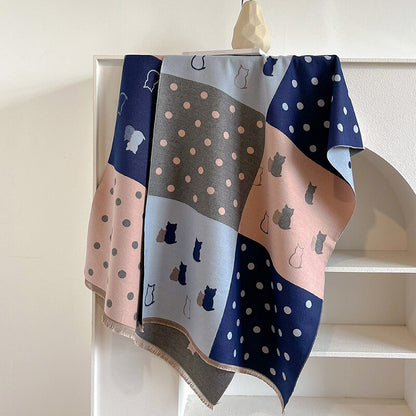 Lazara Luxury Pashminas Scarves / Cats