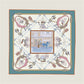 Carriage Orange & Blue Double Print Scarf / 90cm