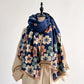 Crocetta Pashmina Scarf Blue