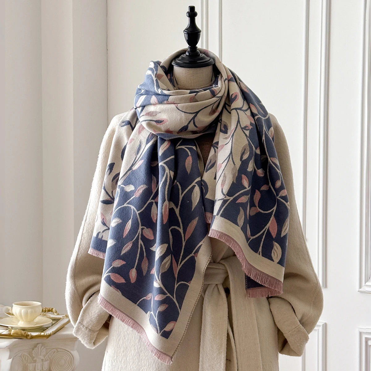 Livietta Pashmina Scarf Blue