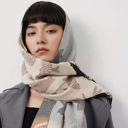 Jela Luxury Pashminas Scarves / Cats