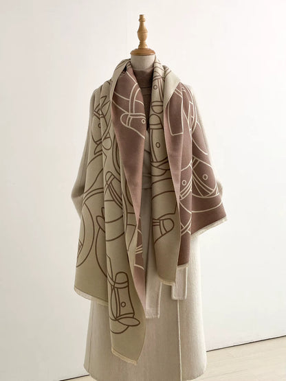 Sydney Pashmina Scarf Khaki